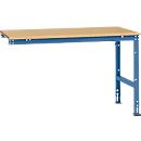 Manuflex Ansatztisch UNIVERSAL Standard, Tischplatte Multiplex, 1500x1000, brillantblau