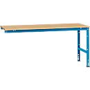 Manuflex Ansatztisch UNIVERSAL Standard, Tischplatte Multiplex, 2000x1000, lichtblau