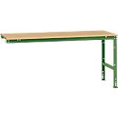 Manuflex Ansatztisch UNIVERSAL Standard, Tischplatte Multiplex, 2000x1000, resedagrün