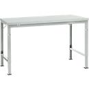Manuflex basistafel UNIVERSAL Speciaal, 1500 x 1000 mm, kunststof lichtgrijs, lichtgrijs