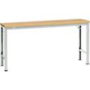 Manuflex basistafel UNIVERSAL Speciaal, 1750 x 800 mm, multiplex natuur, lichtgrijs