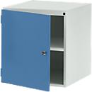 Manuflex onderbouw met schuifladen, voor werkbank Profi diepte 700 mm, lichtgrijs/briljantblauw
