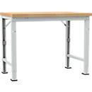 Manuflex werkbank Profi speciaal, tafelblad multiplex, 1250 x 700 mm, lichtgrijs