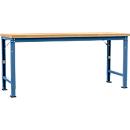 Manuflex werkbank Profi speciaal, tafelblad multiplex, 2000 x 700 mm, briljantblauw