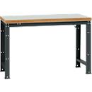 Manuflex werkbank Profi standaard, Tafelblad kunststof B 1500 x D 700, antraciet