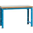 Manuflex werkbank Profi standaard, Tafelblad kunststof B 1500 x D 700, lichtblauw