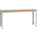 Manuflex werkbank Profi standaard, Tafelblad kunststof B 2000 x D 700, lichtgrijs