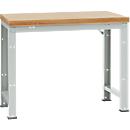 Manuflex werkbank Profi standaard, Tafelblad multiplex B 1250 x D 700, lichtgrijs