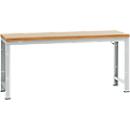 Manuflex werkbank Profi standaard, Tafelblad multiplex B 2000 x D 700, lichtgrijs