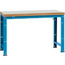Manuflex Werkbank Profi Standard, Tischplatte Kunststoff B 1500 x T 700, lichtblau