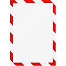 Marco de informaciónDuraframe Security A4, rojo/blanco, 2 piezas