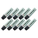 Markeerstift STABILO® BOSS Original NatureCOLORS, wigvormige punt, lichtecht, sneldrogend, groene aarde, 10 stuks