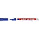 Marker edding 400, fijne punt, blauw, 1 stuk