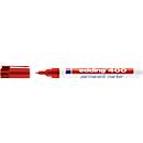 Marker edding 400, fijne punt, rood, 1 stuk