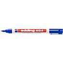 Marker edding 404, mit feiner Spitze, blau, 1 Stück