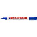 Marker edding 404, with fine tip, blue, 10 pieces