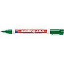 Marker edding 404, with fine tip, green, 1 piece