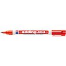 Marker edding 404, with fine tip, red, 10 pieces