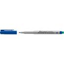 Marker Faber-Castell Multimark, incl. speciale gum, blauw, M, non-permanent