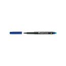 Marker Faber-Castell Multimark, incl. speciale gum, blauw, M, permanent