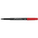 Marker Faber-Castell Multimark, incl. speciale gum, rood, M, permanent