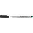 Marker Faber-Castell Multimark, incl. speciale gum, zwart, F, non-permanent