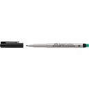 Marker Faber-Castell Multimark, incl. speciale gum, zwart, M, non-permanent