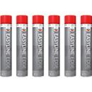 Markerverf Easyline Edge - 6 spuitbussen 750 ml - rood