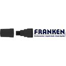 Marqueur craie Franken Jumbo ZKM1510 Franken - pointe biseautée 5-15 mm - noir
