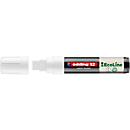 Marqueur peinture Edding 52 EcoLine, couleur d'écriture blanc, pointe biseautée, épaisseur de trait 4-15 mm, avec capuchon, à base d'eau, rechargeable, 5 pièces