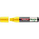 Marqueur peinture Edding 52 EcoLine, couleur d'encre jaune, pointe biseautée, épaisseur de trait 4-15 mm, avec capuchon, à base d'eau, rechargeable, 5 pièces