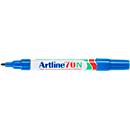 Marqueur permanent Artline 70, pointe ronde, bleu, 12 pièces