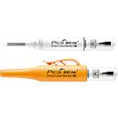 Marqueur permanent Pica BIG Ink Marker XL, pour surfaces lisses &amp; sèches, pointe d'écriture spéciale, résistant à l'eau &amp; à l'effacement, couleur d'encre blanche