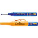 Marqueur permanent Pica BIG Ink Marker XL, pour surfaces lisses &amp; sèches, pointe d'écriture spéciale, résistant à l'eau &amp; à l'effacement, couleur d'encre bleue