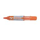 Marqueur pour tableaux blancs PILOT V-Board Master, rechargeable, indicateur de niveau d'encre, pointe ogive, orange, 1 pc.