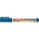 Marqueur whiteboard 28 EcoLine Edding, pointe ronde, rechargeable, bleu, 10 p.
