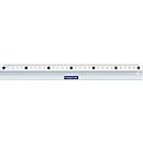 Mars Staedtler aluminium ruler, length 30 cm, cm and mm graduation, with anti-slip edge