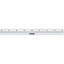 Mars Staedtler aluminium ruler, length 40 cm, cm graduation in mm, with anti-stain edge, non-slip