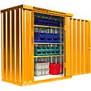 Materiaalcontainer mod. 1020, gelakt, gemonteerd