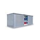 Material container MC 1600, galvanized, disassembled, with wooden floor