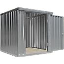 Materialcontainer MC 1200, verzinkt, zerlegt, ohne Boden