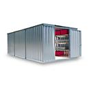 Materialcontainer Mod. 1360, verzinkt, zerlegt, ohne Boden