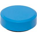 MAUL aimant MAULpro Recycling, rond, avec bord à facettes, force d'adhérence jusqu'à 0,6 kg, Ø 29 mm, 85 % plastique recyclé laqué, bleu, 20 pièces
