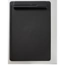 MAUL clipboard, DIN A4, plastic, with pen holder, black
