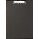 MAUL clipboard with foil cover, DIN A4, with hanging loop, 319 x 229 x 13 mm, black