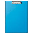 MAUL clipboard with foil cover, DIN A4, with hanging loop, 319 x 229 x 13 mm, light blue