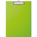 MAUL clipboard with foil cover, DIN A4, with hanging loop, 319 x 229 x 13 mm, light green