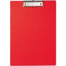 MAUL clipboard with foil cover, DIN A4, with hanging loop, 319 x 229 x 13 mm, red