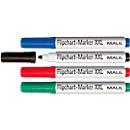 MAUL Flipchart-Marker Jumbo, farbsortiert, 4er-Set, Rundspitze