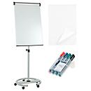 MAUL flipchart solid ronde voet + flipchartblokken en 4 Staedtler flipchartmarkers Lumocolor&reg; 356 gratis